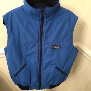 Vintage Patagonia fleece lined vest size large